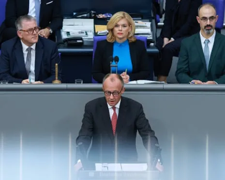 German Freedom ‘Under Threat’ States the Chancellor as He Cautions Against ‘Forced Settlement’ in the Eastern European Nation