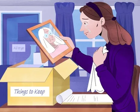 Organize while you work and take your time: key actions to emptying a relative’s home when they die